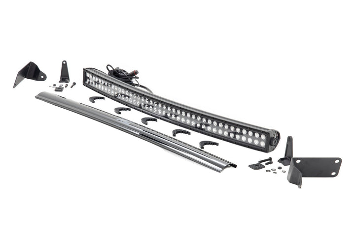 LED Light Kit | Bumper Mount | 40" Black Dual Row | Ram 2500/3500 4WD (11-18)